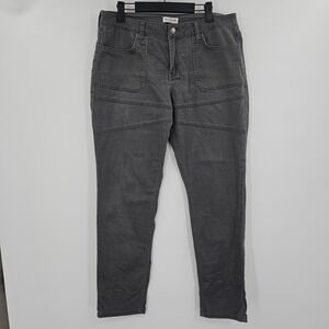 Original NEVERMIND BRAND Gray Straight Leg Jeans Womens‎ Size 14 Faded